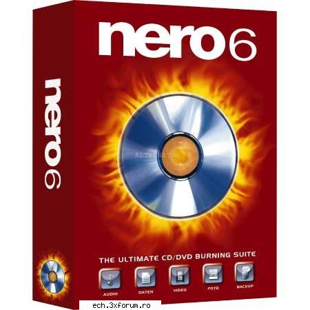 nero 6 , unul dintre cele mai bune nero-uri aparute vreodata , program de fisiere pe un cd /